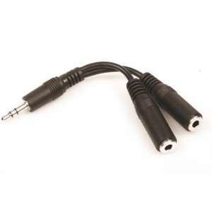 SPLITTER JACK 3.5 TATA in 2 x JACK 3.5 MAMA, Sandberg 502-16